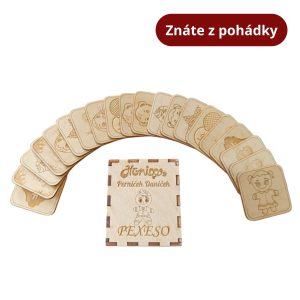Dřevěné perníčkové pexeso v krabičce
