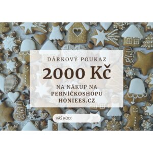 Dárkový poukaz na nákup v hodnotě 2000 Kč