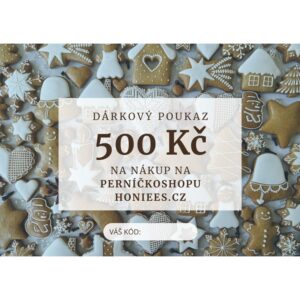 Dárkový poukaz na nákup v hodnotě 500 Kč